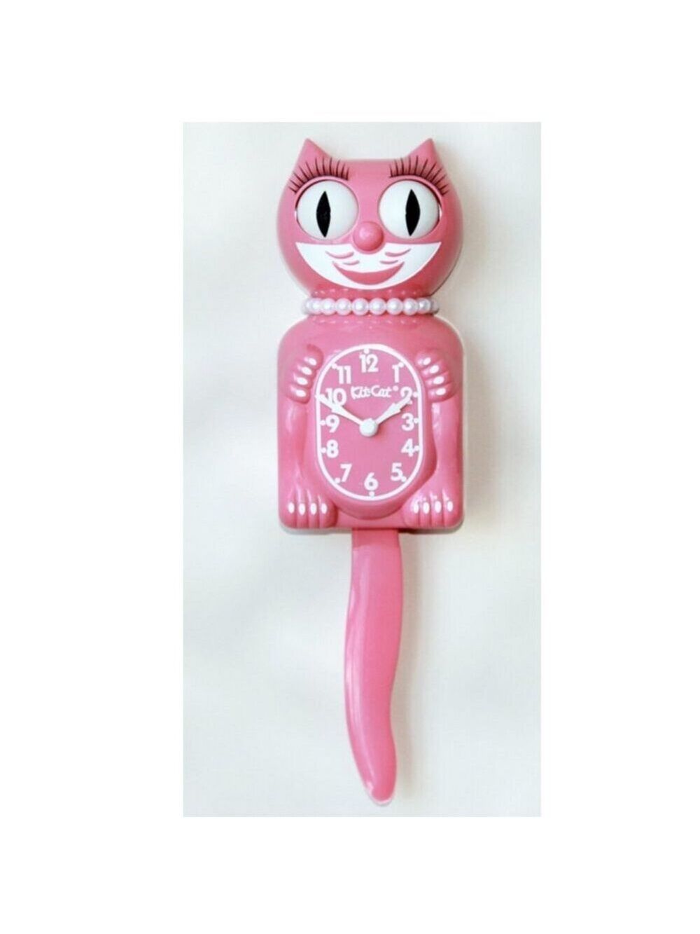 RETIRED Urban Outfitters Strawberry Ice Pink Lady Kit-Cat Clock - Picture 2 of 5
